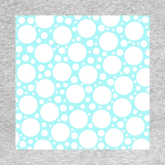 Polka Dots Pastel Blue & White by Whoopsidoodle